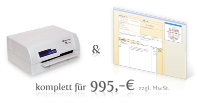 5040 Carnet TIR: TG PrintTIR - die Softwarelösung für TIR-Carnet-Formulare im Transportwesen + T 5040 - der Flachbettdrucker von TallyGenicom